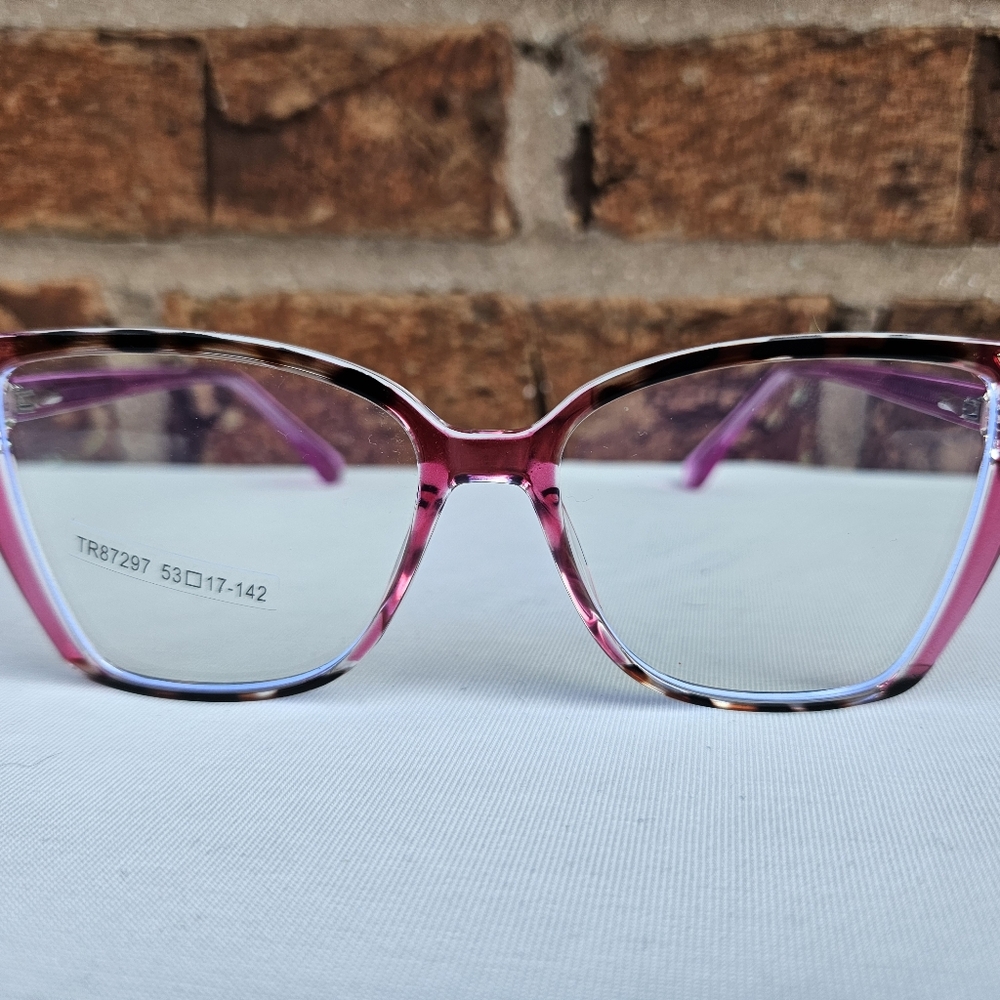 Stylish Hot Pink Butterfly Eyewear Frame